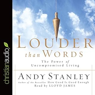 Louder than Words Audiolibro Por Andy Stanley arte de portada