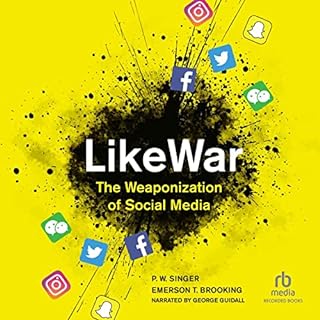 LikeWar Audiolibro Por P. W. Singer, Emerson T. Brooking arte de portada