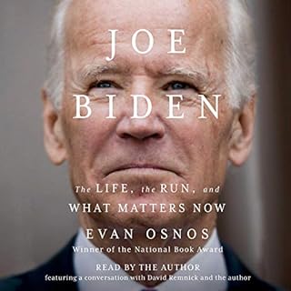 Joe Biden Audiolibro Por Evan Osnos arte de portada