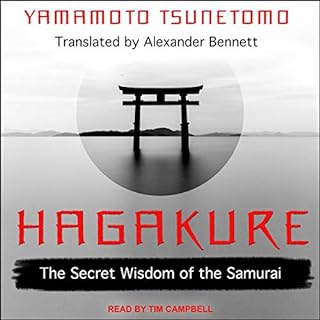 Hagakure Audiolibro Por Yamamoto Tsunetomo, Alexander Bennett - translator arte de portada