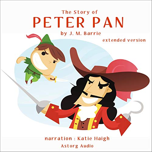 Diseño de la portada del título The Story of Peter Pan. Extended version