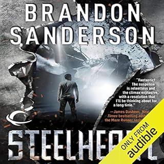 Steelheart Audiolibro Por Brandon Sanderson arte de portada