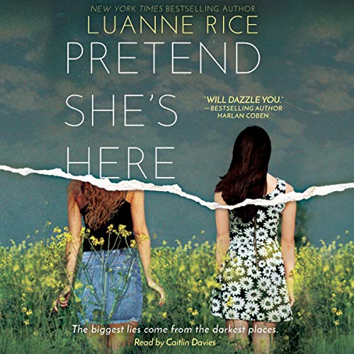 Diseño de la portada del título Pretend She's Here