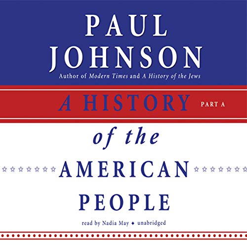 A History of the American People Audiolibro Por Paul Johnson arte de portada