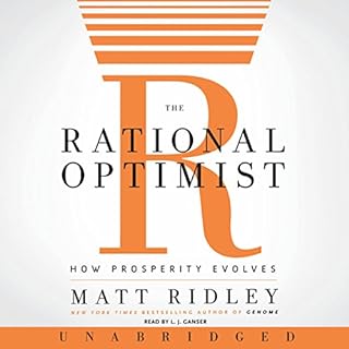 The Rational Optimist Audiolibro Por Matt Ridley arte de portada