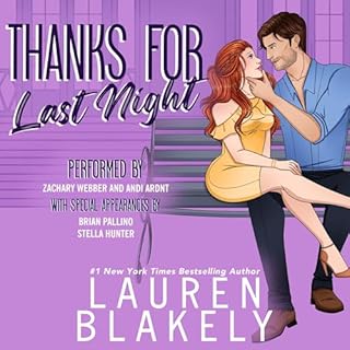 Thanks for Last Night Audiolibro Por Lauren Blakely arte de portada