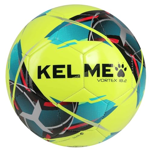 KELME サッカーボール 4号球 5号球 練習用サッカーボール 成人用 試合球 耐摩耗 フットサル(イェロー, 4号球)