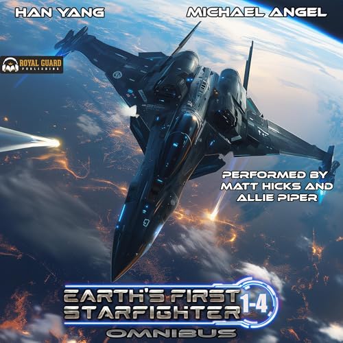 Earth's First Starfighter Omnibus: Books 1-4 Audiolibro Por Han Yang, Michael Angel arte de portada