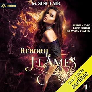 Reborn in Flames Audiolibro Por M. Sinclair arte de portada