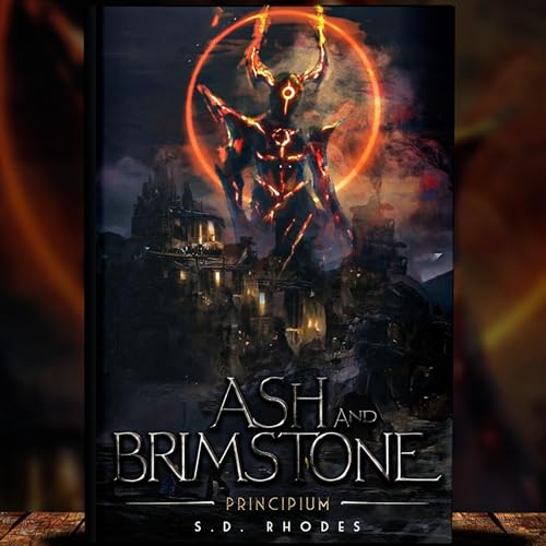 Ash and Brimstone Principium Audiolibro Por S.D. Rhodes arte de portada