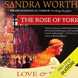 The Rose of York Audiolibro Por Sandra Worth arte de portada