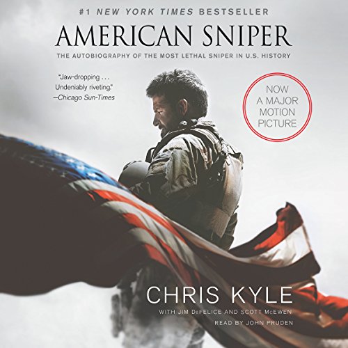 American Sniper Audiolibro Por Chris Kyle, Scott McEwan, Jim DeFelice arte de portada