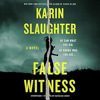 False Witness Audiolibro Por Karin Slaughter arte de portada