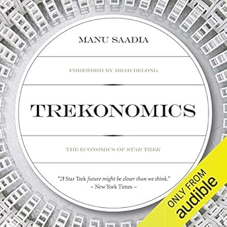 Trekonomics Audiolibro Por Manu Saadia arte de portada