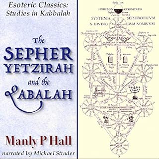 The Sepher Yetzirah and the Qabalah Audiolibro Por Manly P. Hall arte de portada