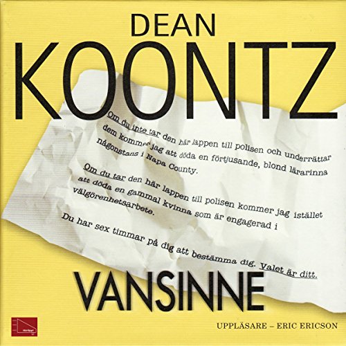 Diseño de la portada del título Vansinne