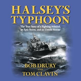 Halsey's Typhoon Audiolibro Por Bob Drury, Tom Clavin arte de portada