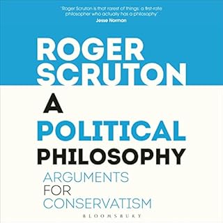 A Political Philosophy Audiolibro Por Roger Scruton arte de portada