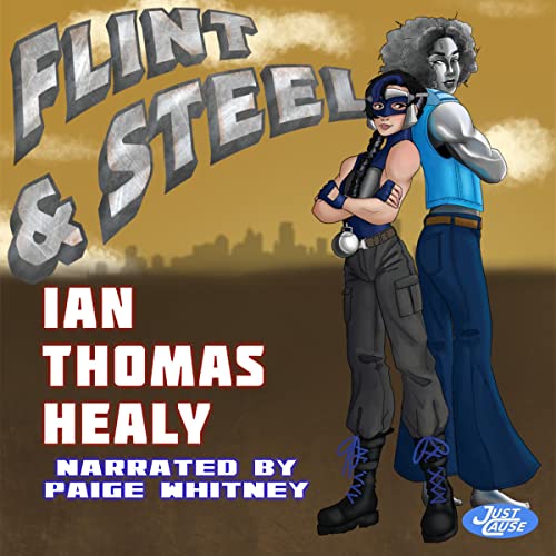 Flint & Steel Audiolibro Por Ian Thomas Healy arte de portada