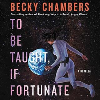 To Be Taught, If Fortunate Audiolibro Por Becky Chambers arte de portada