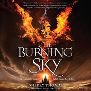 The Burning Sky Audiolibro Por Sherry Thomas arte de portada