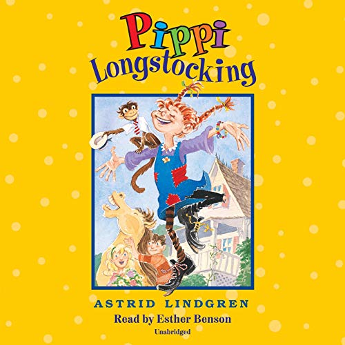 Pippi Longstocking Audiolibro Por Astrid Lindgren arte de portada