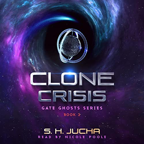 Clone Crisis Audiolibro Por S. H. Jucha arte de portada