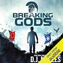 Breaking Gods Audiolibro Por D. J. Molles arte de portada