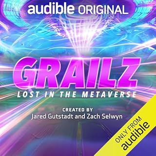 Diseño de la portada del título Grailz: Lost in the Metaverse