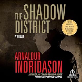 The Shadow District Audiolibro Por Arnaldur Indridason arte de portada