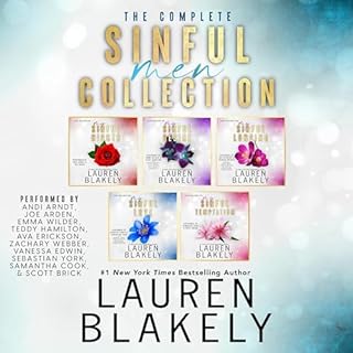 The Complete Sinful Men Collection Audiolibro Por Lauren Blakely arte de portada