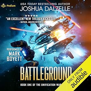 Battleground Audiolibro Por Joshua Dalzelle arte de portada