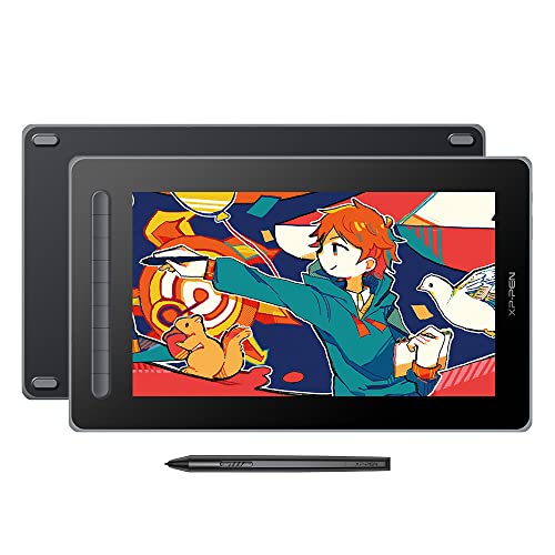 XPPen 液タブ Artist 13セカンド X3チップ搭載ペン 液晶タブレット 4色選択可 初心者 Android Windows MacOS対応 イラスト 写真加工 テレワーク オンライン授業 お絵描きソフトウェア付き ブラック