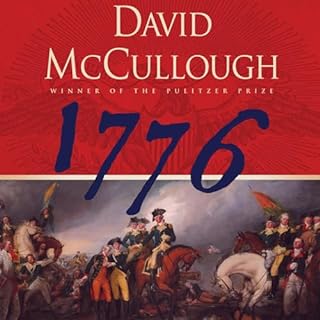 1776 Audiolibro Por David McCullough arte de portada