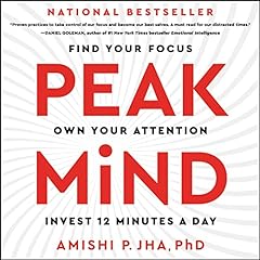 Peak Mind Audiolibro Por Amishi P. Jha arte de portada