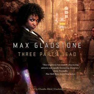 Three Parts Dead Audiolibro Por Max Gladstone arte de portada