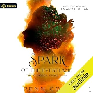 Diseño de la portada del título Spark of the Everflame