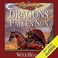 Dragons of a Fallen Sun Audiolibro Por Margaret Weis, Tracy Hickman arte de portada