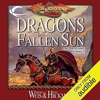 Dragons of a Fallen Sun Audiolibro Por Margaret Weis, Tracy Hickman arte de portada