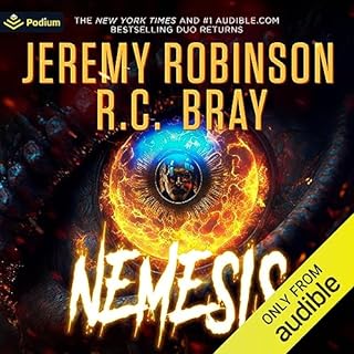 Nemesis Audiolibro Por Jeremy Robinson arte de portada