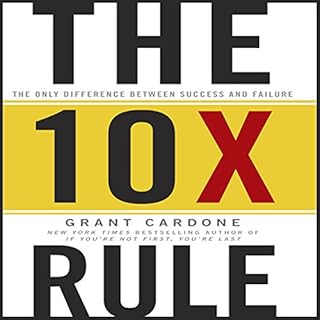 The 10X Rule Audiolibro Por Grant Cardone arte de portada