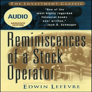 Reminiscences of a Stock Operator (Wiley Trading Audio) Audiolibro Por Edwin Lefevre arte de portada