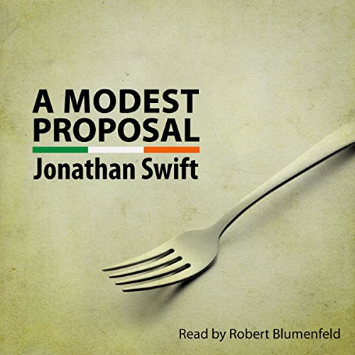 A Modest Proposal Audiolibro Por Jonathan Swift arte de portada