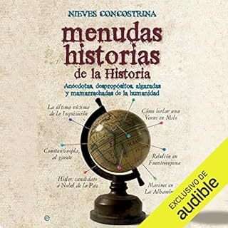 Diseño de la portada del título Menudas historias de la historia