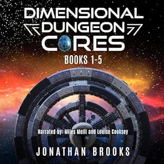 Dimensional Dungeon Cores Complete Series: Books 1-5 Audiobook By Jonathan Brooks cover art