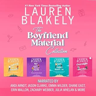 The Boyfriend Material Collection Audiolibro Por Lauren Blakely arte de portada