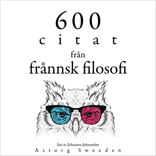 Diseño de la portada del título 600 citat fr&aring;n fransk filosofi