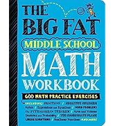 The Big Fat Middle School Math Workbook: 600 Math Practice Exercises (Big Fat Notebooks)