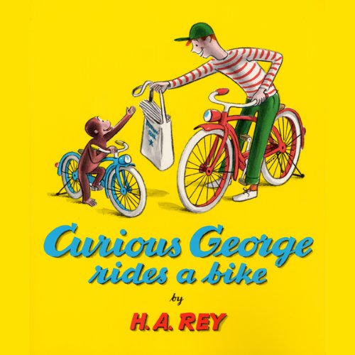 Curious George Rides a Bike Audiolibro Por H. A. Rey arte de portada