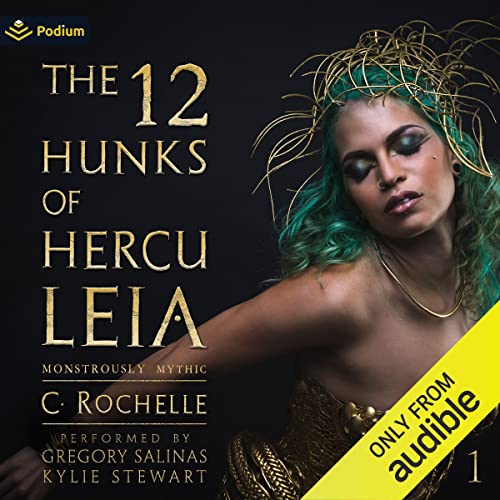 The 12 Hunks of Herculeia Audiolibro Por C. Rochelle arte de portada